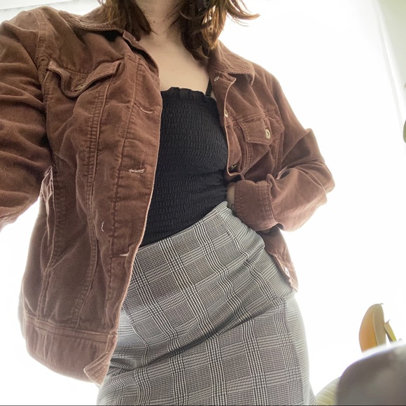 Coats | Brown Corduroy Jacket | Poshmark
